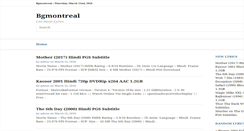 Desktop Screenshot of bgmontreal.info